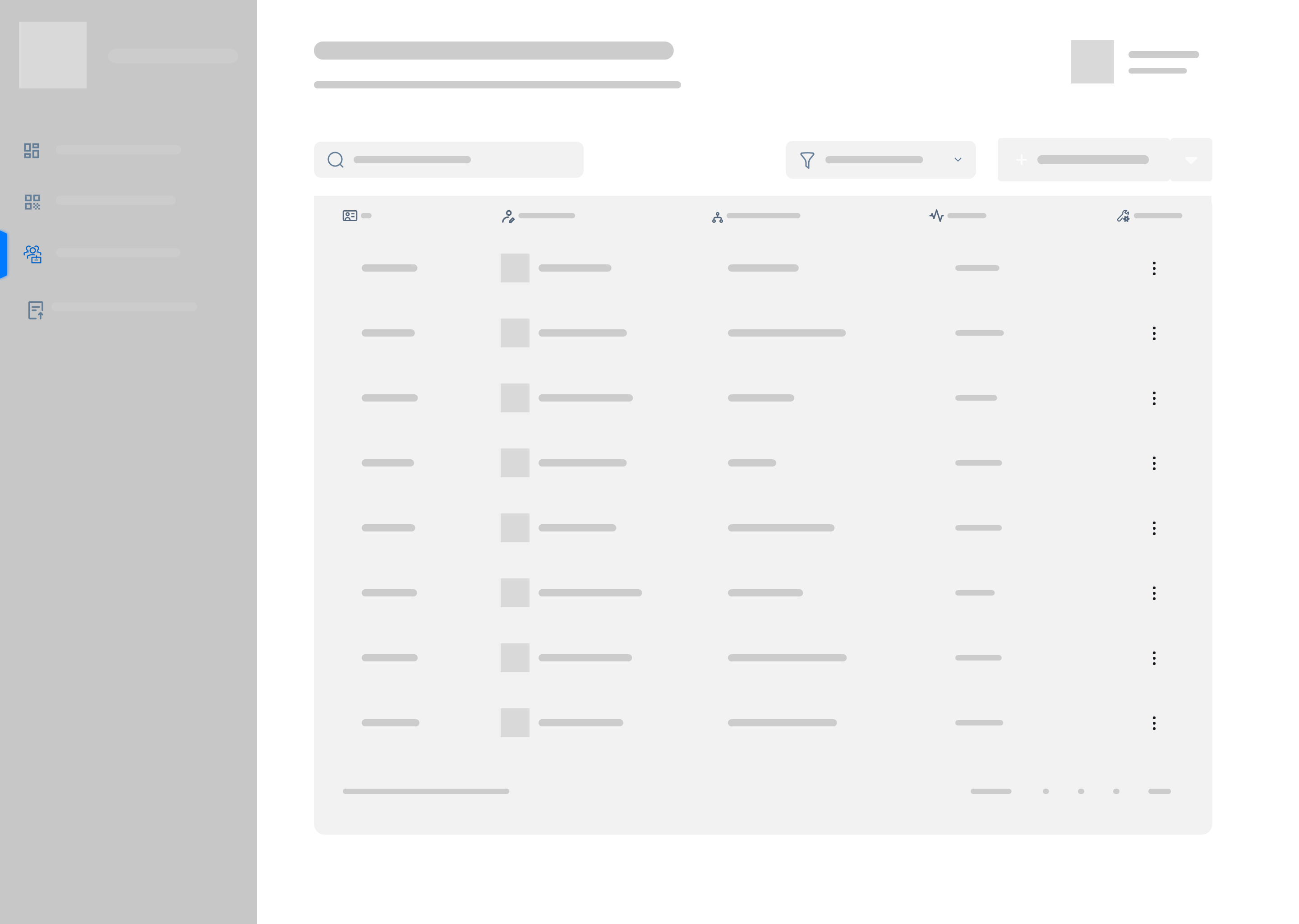 employees wireframe